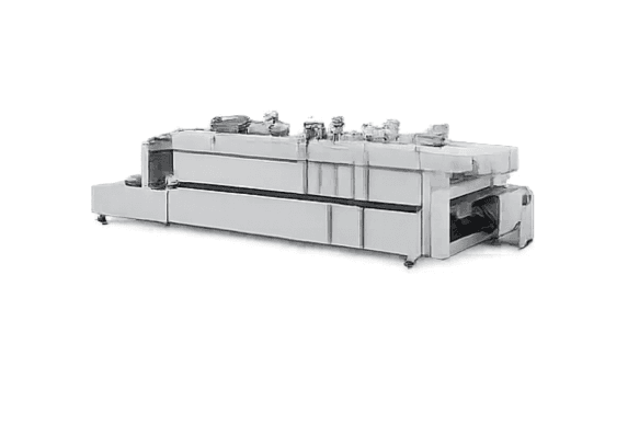 Bottom seal machine with barcode printer