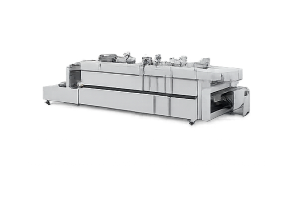 Bottom seal machine with barcode printer